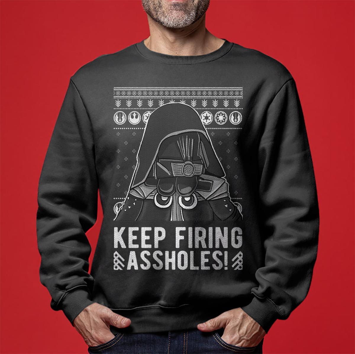 Keep Firing Star Wars Ugly Xmas Sweater
