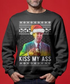 Kiss My Ass National Lampoon Ugly Christmas Sweater