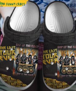 Kiss Tour Music Crocs Sandals