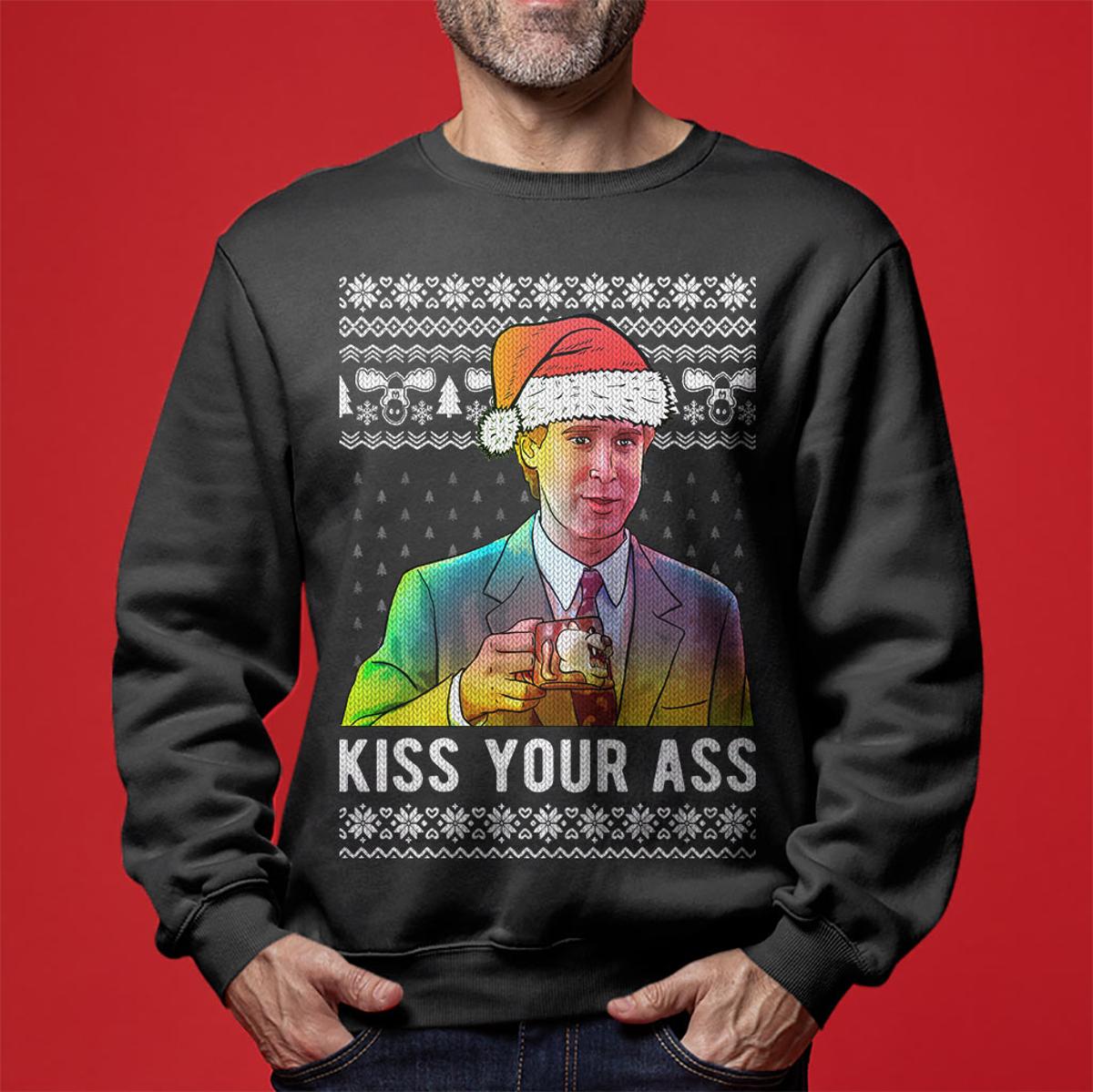 Kiss Your Ass National Lampoon Ugly Sweater