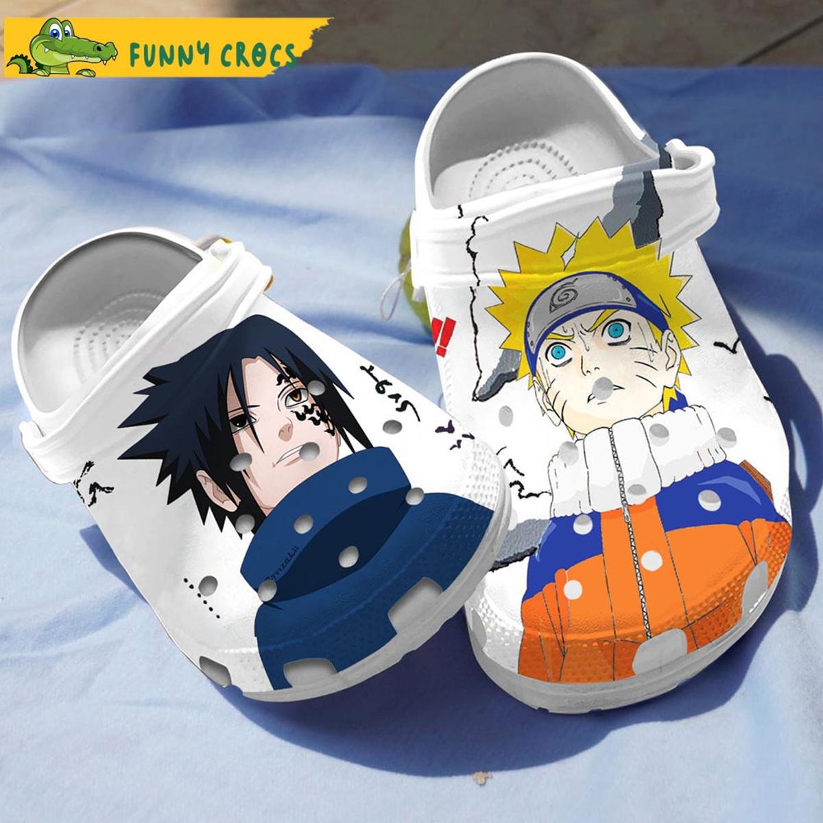 Anime Naruto Orange Crocs Slippers