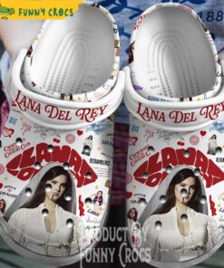 Lana Del Ray Smoking White Crocs Shoes