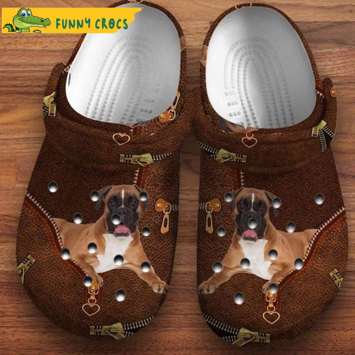 Paintingboxer Floral Cute Dog Crocs Clog Shoes