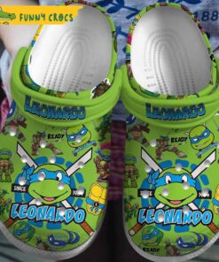 Leonardo Ninja Turtle Crocs Shoes