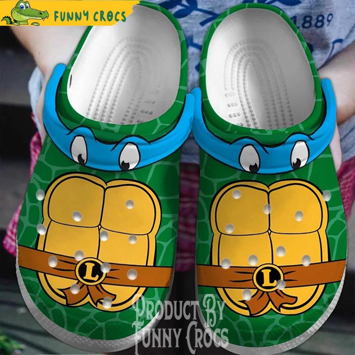 Michelangelo Ninja Turtle Green Crocs Sandals