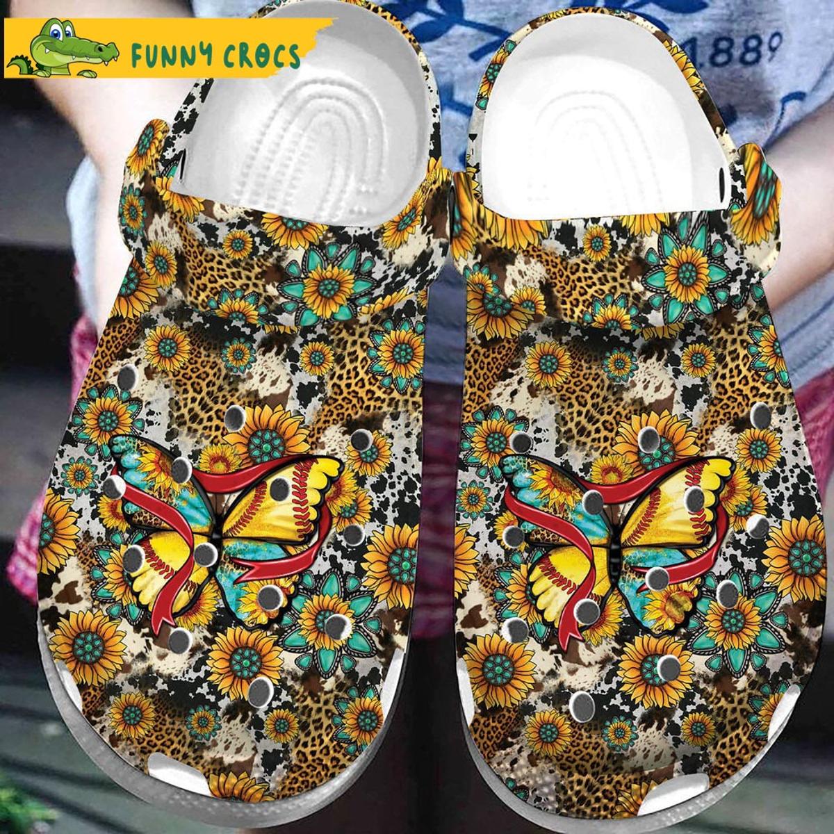 New Style Butterfly Crocs Clog Shoes