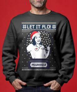 Let It Flo From Progressive Christmas Sweater