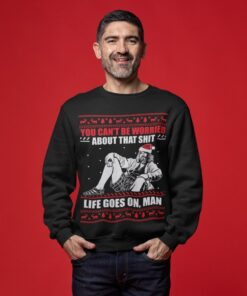 Life Goes On The Big Lebowski Christmas Sweater