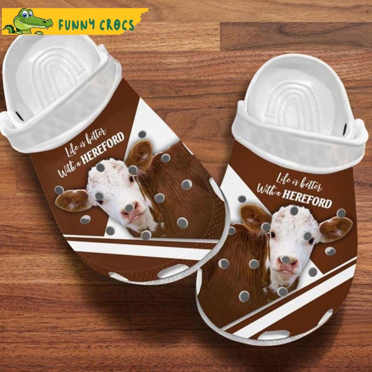 Hay Girls Cow With Yellow Ribbon Crocs Clog Slippers