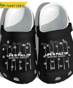 Funny Car Golf Crocs Slippers