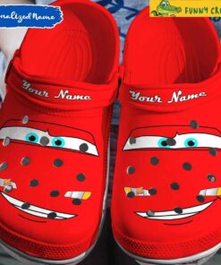 Customized Funny Lightning Mcqueen Crocs Kids