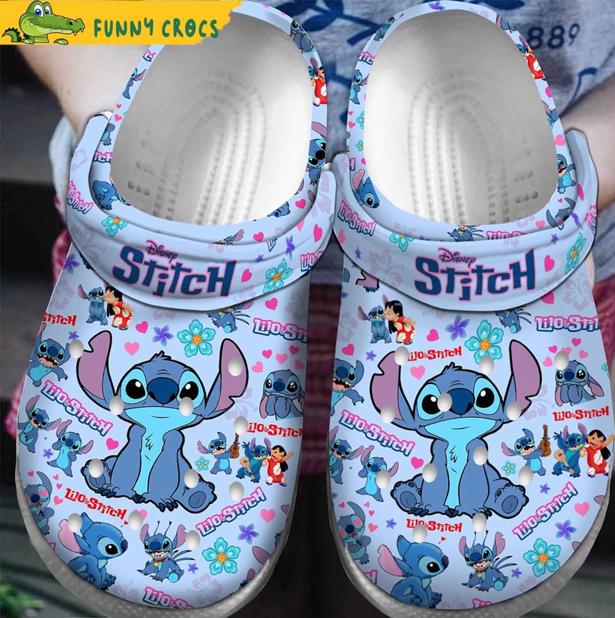 Lilo & Stitch Blue Crocs Sandals