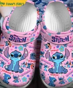 Custom Pokemon Stitch Crocs Clog Shoes