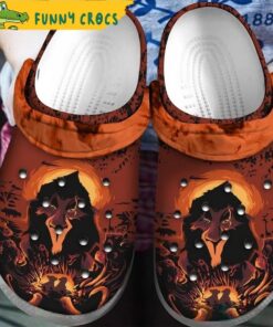 Lion King Scar Disney Crocs Shoes