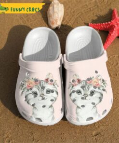 Little Cat Flowers Crocs Shoes