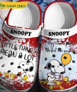 Little Thing Means A Lot Snoopy Crocs Shoes