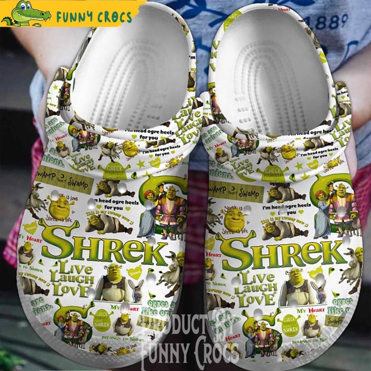 Fiona And Shrek Crocs Shoes