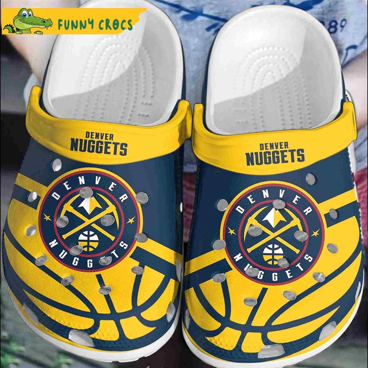 Custom Denver Nuggets Crocs Sandals