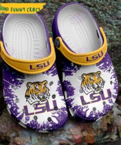 Logo Lsu Tigers Ncaa Crocs Sandals