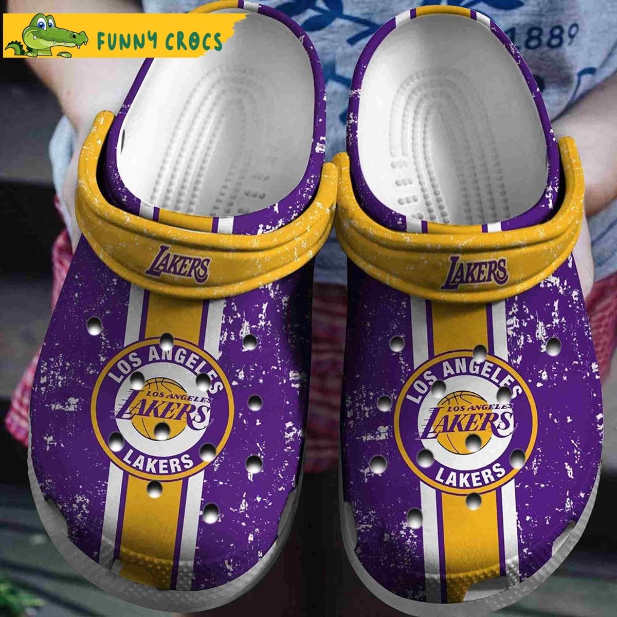 Nba Crocs La Lakers Shoes