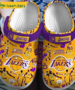 Los Angeles Lakers Nba Crocs Shoes