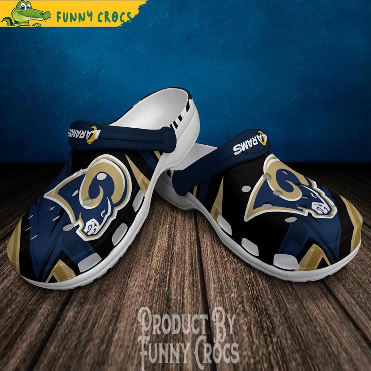 Camo Los Angeles Rams Crocs Sandals