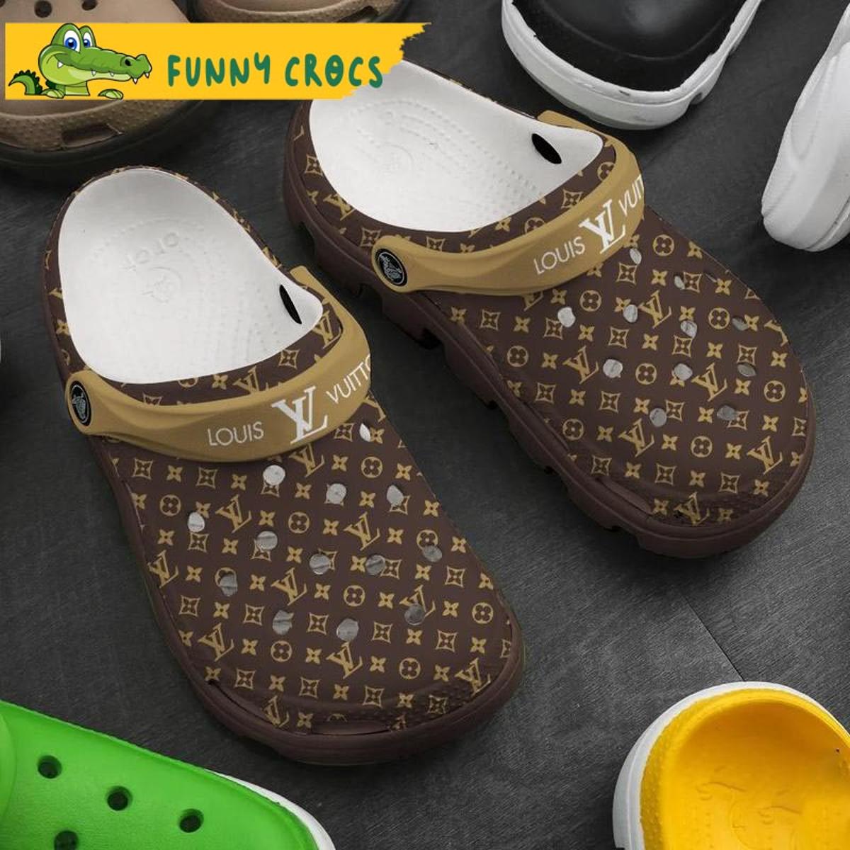 Louis Vuitton Black Lv Crocs Clog Shoes