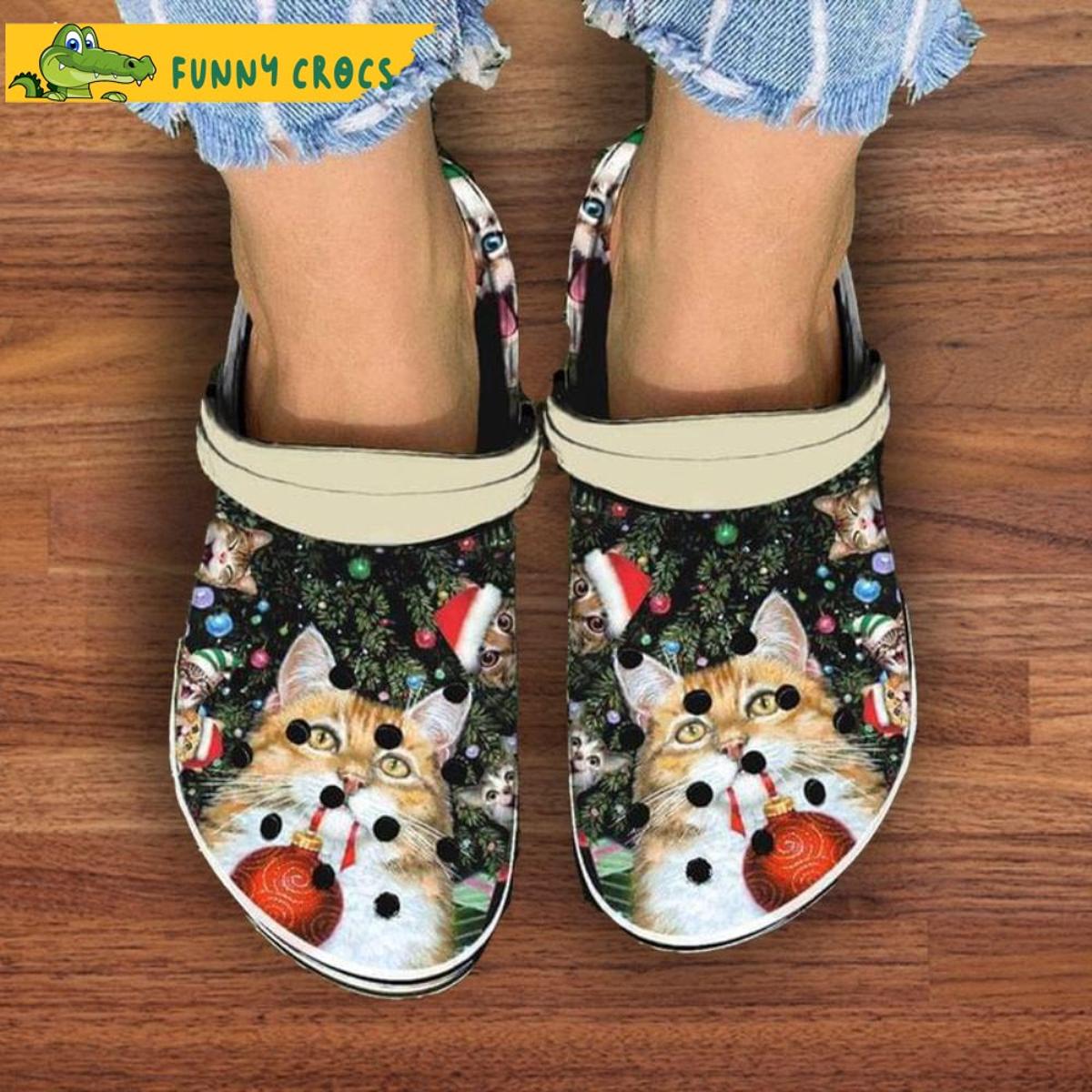 Little Cat Flowers Crocs Shoes