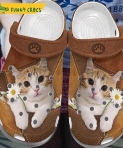 Lovely Cat With Beautiful Eyes Crocs Clog Shoes