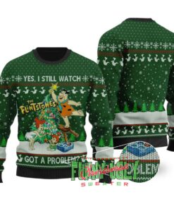 Lovely The Flintstones Ugly Christmas Sweater