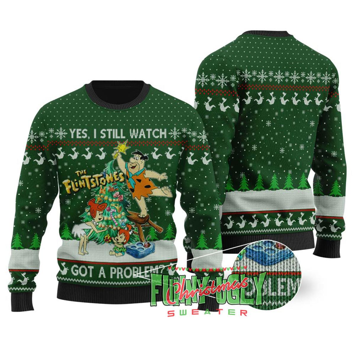 Fried Pussycat Griswolds Family National Lampoon Christmas Sweater