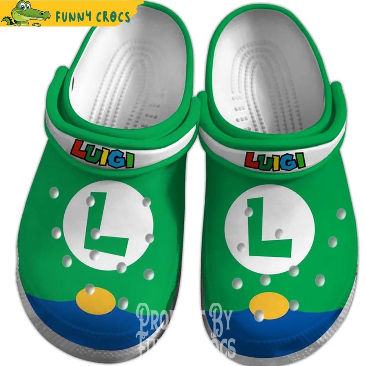 Character Luigi Gifts, Super Mario Crocs Slippers