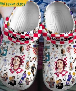 Luka Modric Football Soccer Crocs Sandals