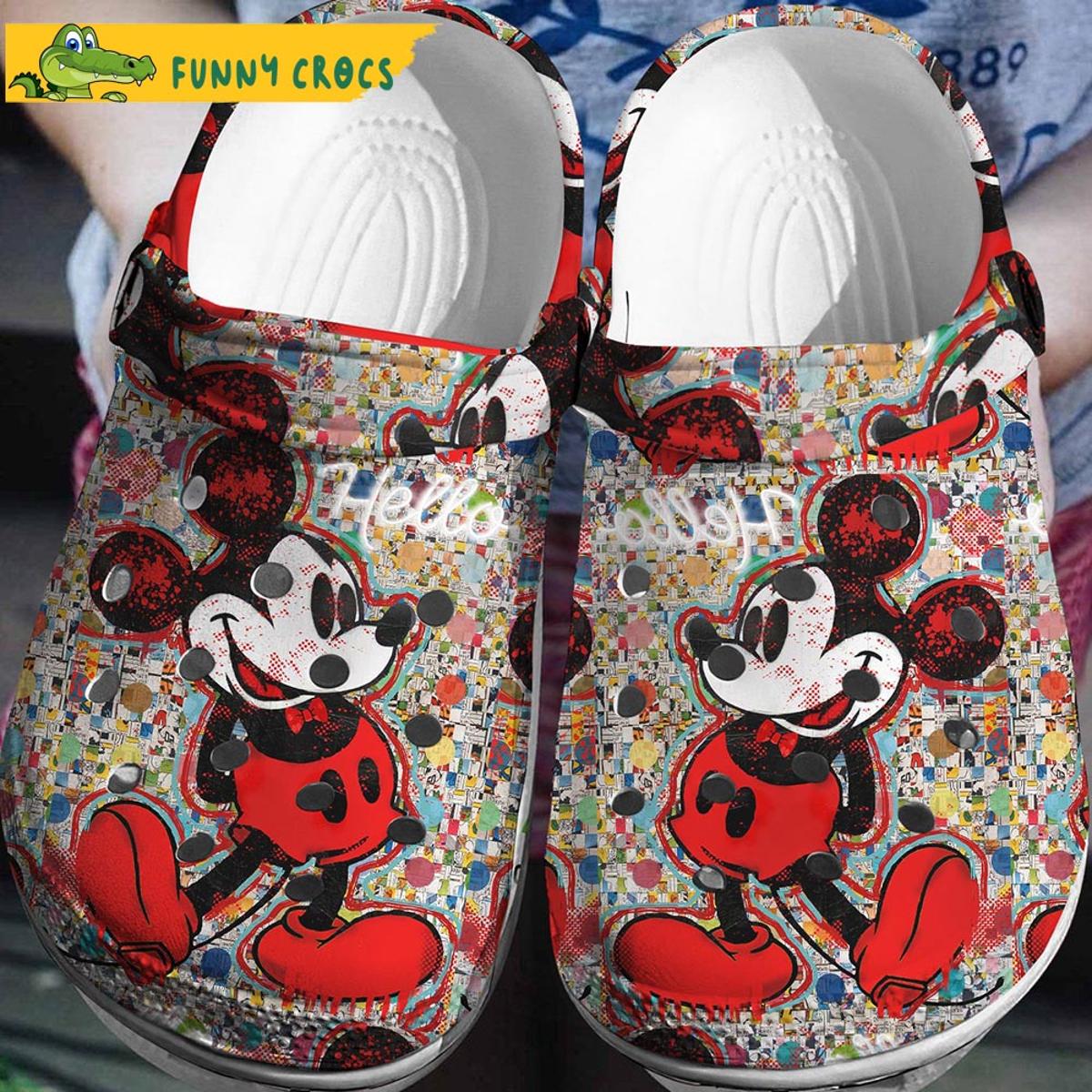 Magic Mickey Mouse Disney Crocs Slippers