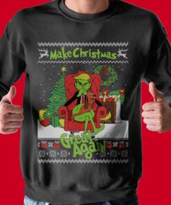 Make Christmas Great Again Grinch Ugly Sweaterss