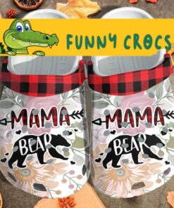 Mama Bear Thanksgiving Crocs Sandals