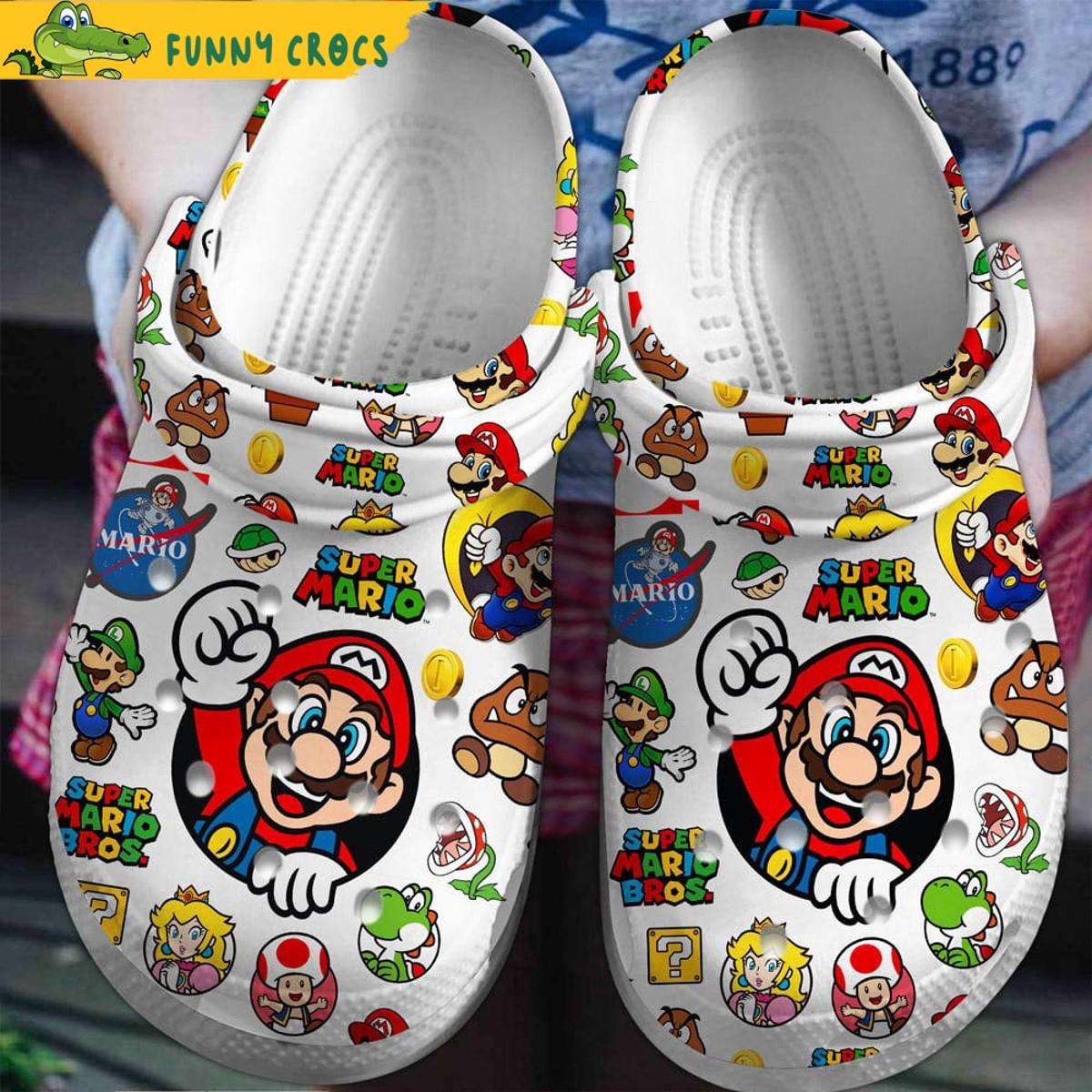 Personalized Racing Car Mario Crocs Sandals