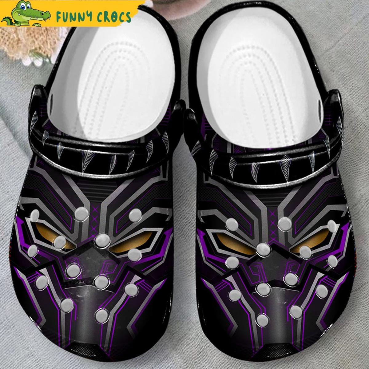 Customized Black Panther Crocs Clogs