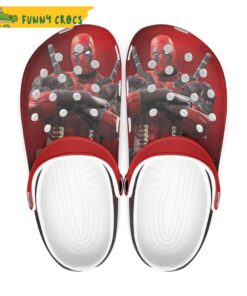 Marvel Deadpool Wearing Crocs Sandals