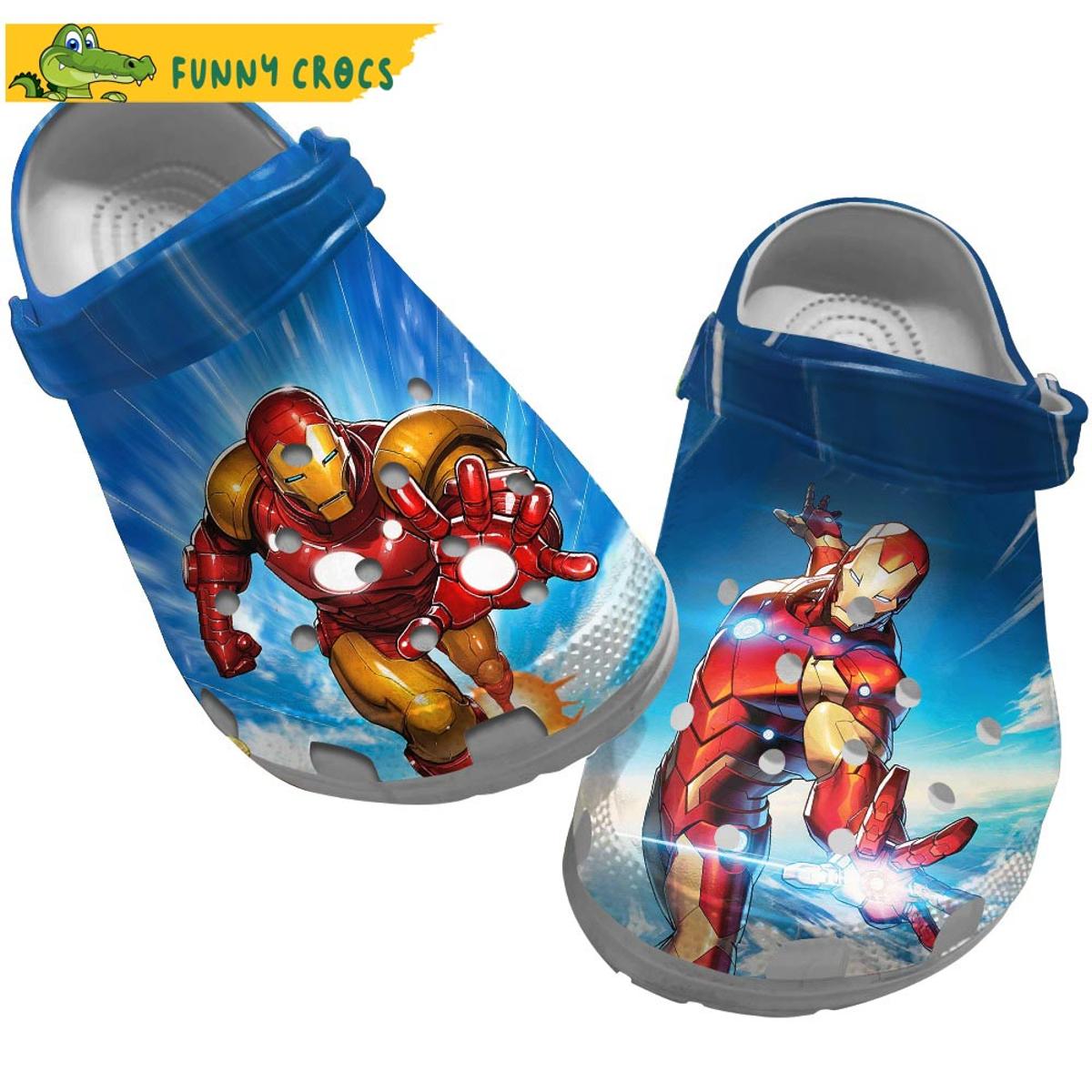 Funny Iron Man Avengers Crocs Slippers