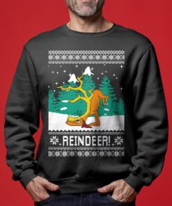 Max Reindeer Grinch Mens Ugly Christmas Sweater