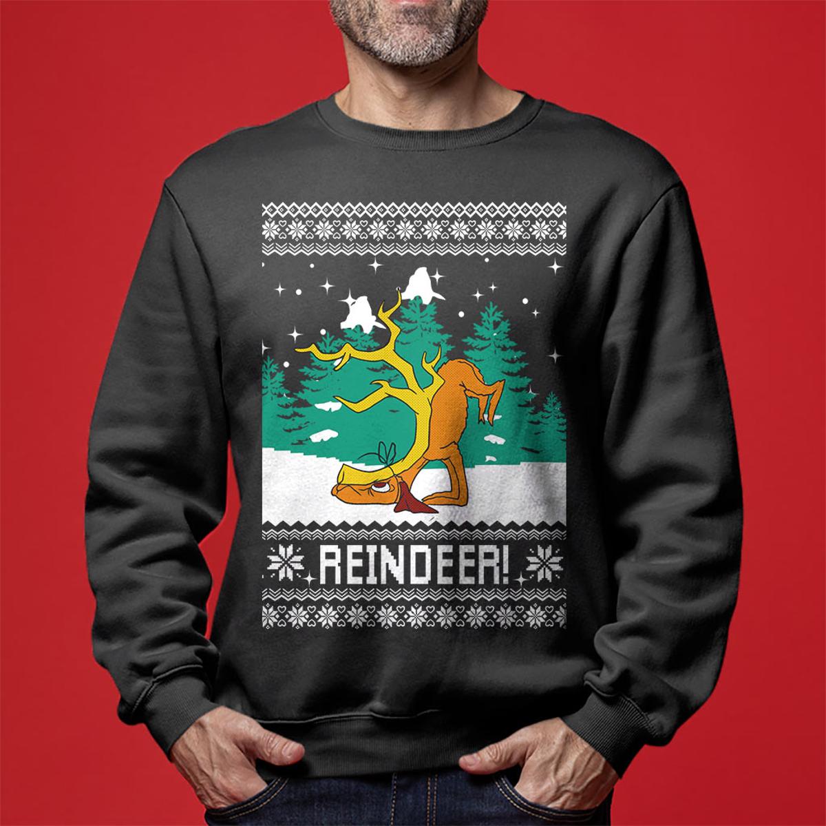 Funny Max Reindeer Grinch Sweater