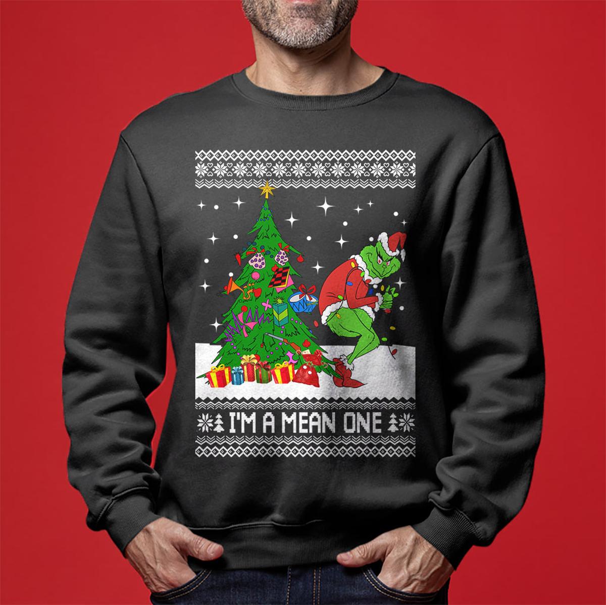 Jolly Enough Grinch Ugly Christmas Sweater