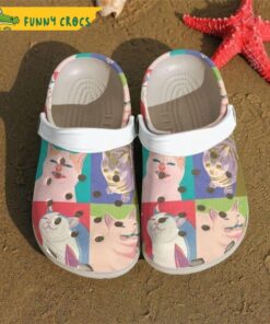 Meme Cat Crocs Clog Shoes