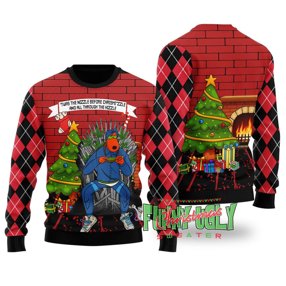 Stay Away From Toxic People Funny Christmas Sweater