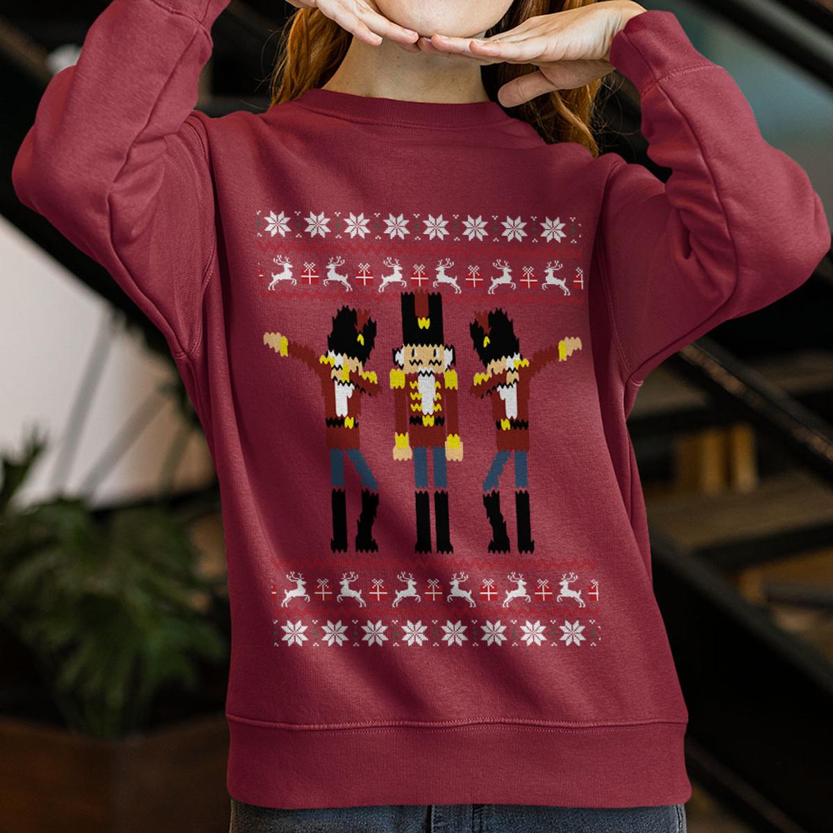 Capybara Happy Hanukkah Christmas Sweater Men