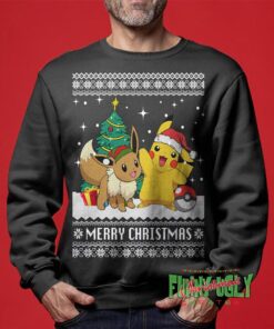 Merry Christmas Pokemon Ugly Sweater