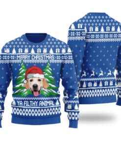 Merry Christmas Ya Filthy Animal Custom Christmas Sweater