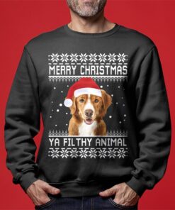 Merry Christmas Ya Filthy Animal Personalized Dog Ugly Sweater