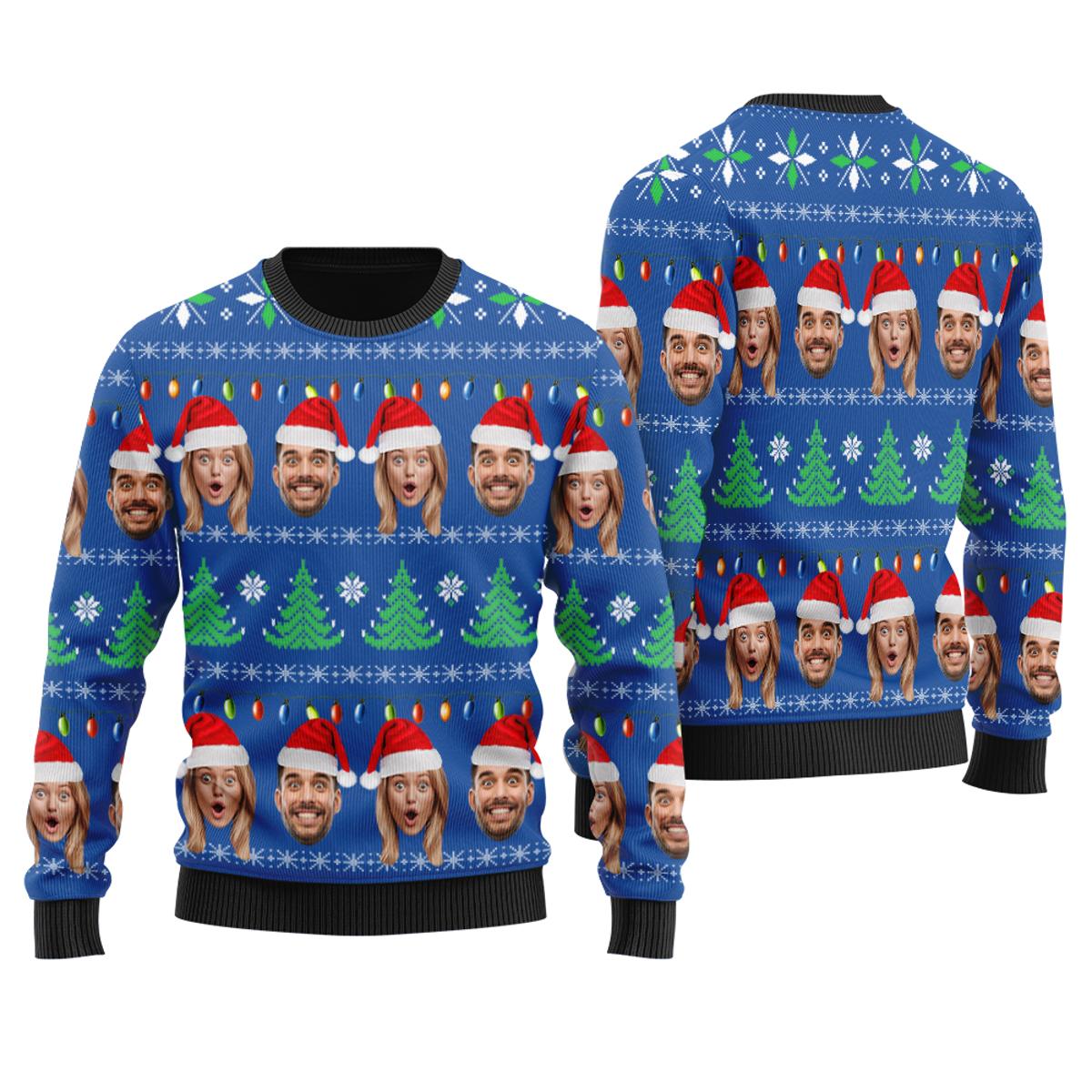 Dinosaur Sleigh Funny Christmas Sweaters